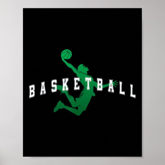 Sketll Green Team Spieler Varsity Text Poster (Vorne)