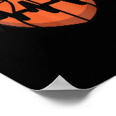 Sketll Heartbeat Pulse Design  Poster (Ecke)