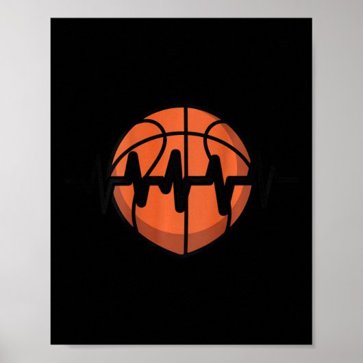 Sketll Heartbeat Pulse Design  Poster (Vorne)