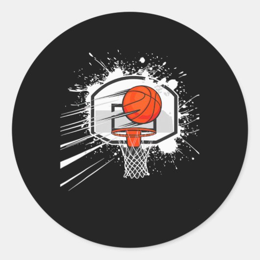 Sketll Hoop  Runder Aufkleber (Vorderseite)