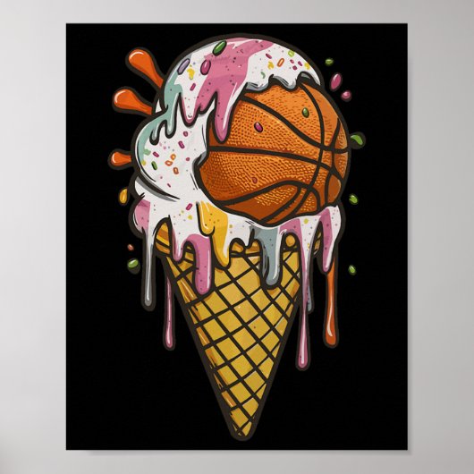 Sketll Ice Cream Sketll  Poster (Vorne)