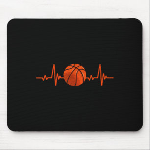 Sketll Liebhaber Herzschlag Vintage Retro Sketll S Mousepad