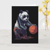 Sketll Panda Bär Kunst Zeichnung Sketll Liebhaber  Karte (Gelbe Blume)