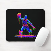 Sketll Player Ice Cream Drippy Melting Liquid  Mousepad (Mit Mouse)