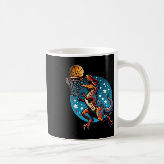 Sketll Player T-rex Dinosaur  Kaffeetasse (Rechts)