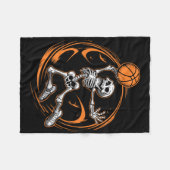 Sketll Skeleton Halloween Men Boys Sketll Hallowee Fleecedecke (Vorderseite (Horizontal))