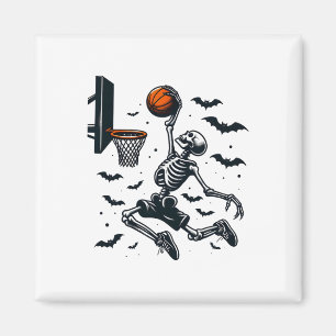 Sketll Skeleton Halloween Skelettspieler Magnet