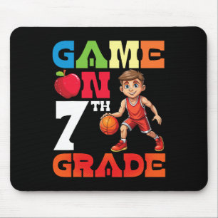 Sketll-Spieler-Schüler spielt Schulspiel in der 7. Mousepad