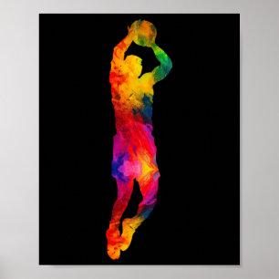Sketll-Spieler Sport Sketll Liebhaber Team Bunt  Poster