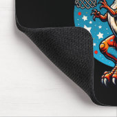 Sketll Spieler T-Rex Dinosaurier  Mousepad (Ecke)