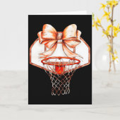 Sketll Sport-Mama Game Day Schleife Sketll Mädchen Karte (Gelbe Blume)