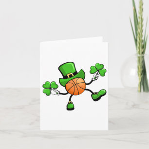 Sketll St Patricks Day Sportleprechaun Männer Karte
