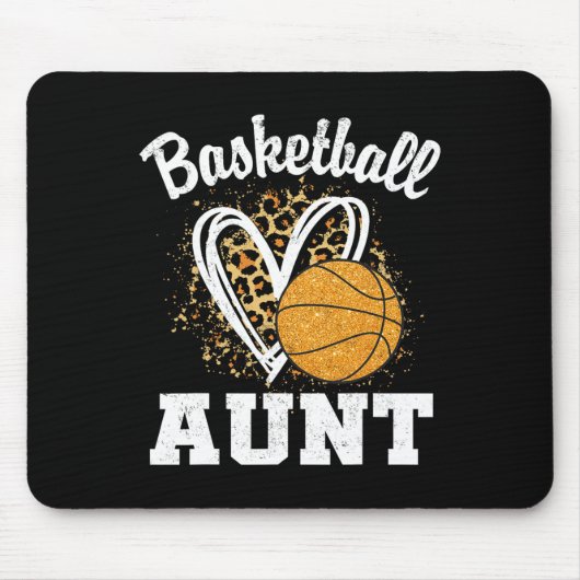 Sketll Tante Leopard Herz Mousepad (Vorne)
