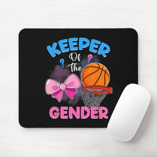 Sketll Themed Keeper Of The Gender Reveal Family P Mousepad (Mit Mouse)