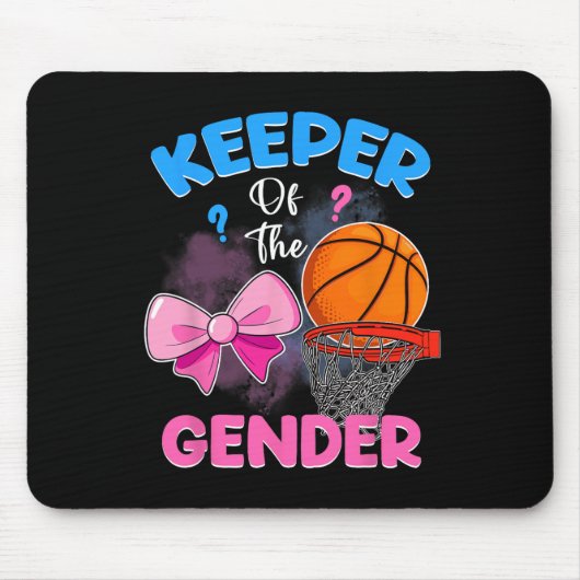 Sketll Themed Keeper Of The Gender Reveal Family P Mousepad (Vorne)