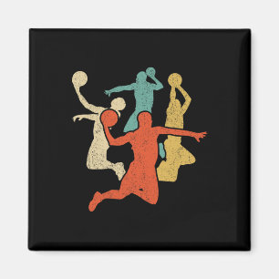 Sketll Vintage Silhouette 60er 70er Retro Geschenk Magnet