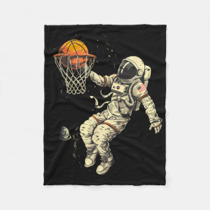 Sketllastronaut Zeichne Sketch Lover Slam Dunk Fleecedecke