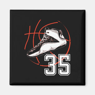 Skettelschuhe 35. Geburtstagsfeier Geschenk 35 Spo Magnet