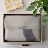 Skewbald amerikanisches Miniaturpferd, das in Stau Seidenpapier (Geschenk)