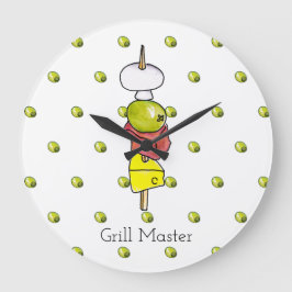 Skewer Große Wanduhr