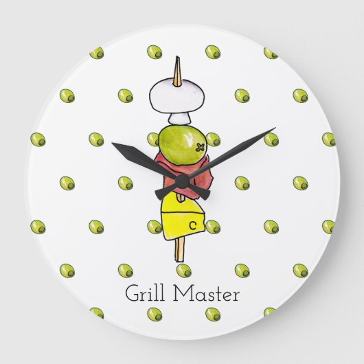 Skewer Große Wanduhr (Vorderseite)