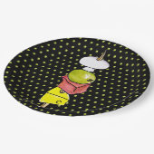 Skewer Pappteller (Schrägansicht)