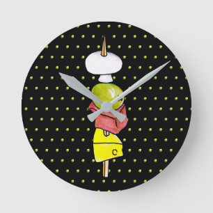 Skewer Runde Wanduhr