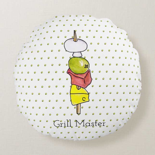 Skewer Rundes Kissen (Vorderseite)