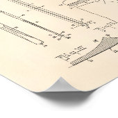 Ski 1937 Patent Art Old Peper Poster (Ecke)