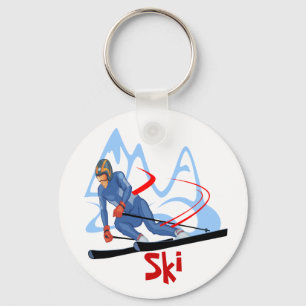 Ski - 2 schlüsselanhänger