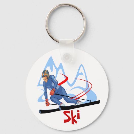 Ski - 2 schlüsselanhänger (Vorderseite)