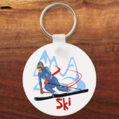 Ski - 2 schlüsselanhänger (Vorderseite)