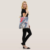 Ski-Abenteuer am Berghang Tasche (Am Model)