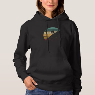Ski Abfahrt Lustiger Drift Skifahrer Schnee Winter Hoodie