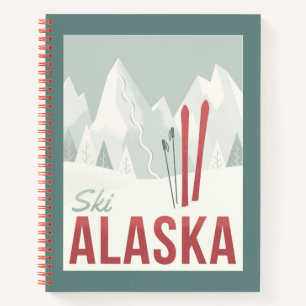 Ski Alaska Notizblock