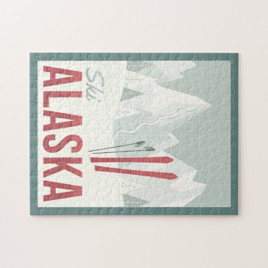 Ski Alaska Puzzle (Horizontal)