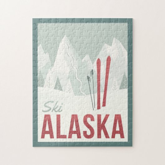Ski Alaska Puzzle (Vertikal)
