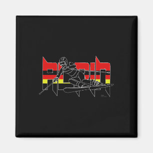 Ski Alpine Winter Sport Schnee Downhill Slalom Ger Magnet