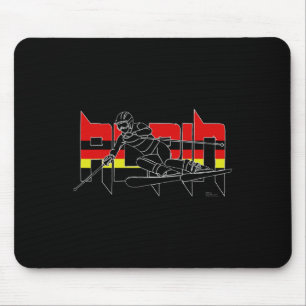 Ski Alpine Winter Sport Schnee Downhill Slalom Ger Mousepad