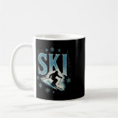 Ski - alpiner Abfahrtslauf Freestyle Kaffeetasse (Links)