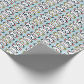 Ski and Snowboard Goggles Gift Wrap Geschenkpapier (Ecke)