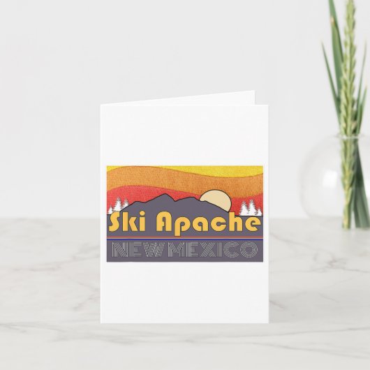 Ski Apache New Mexico1 Karte (Vorderseite)