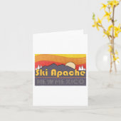 Ski Apache New Mexico1 Karte (Gelbe Blume)