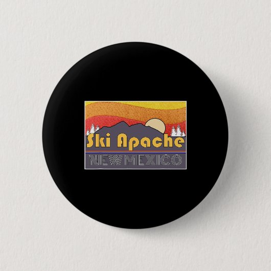 Ski Apache New Mexico Button (Vorderseite)