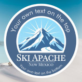 Ski Apache New Mexico ski resort Aufkleber