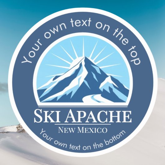 Ski Apache New Mexico ski resort Aufkleber