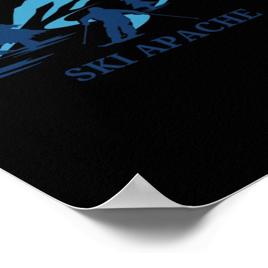 Ski Apache New Mexico Ski Resort Skiing Skier  Poster (Ecke)