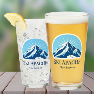 Ski Apache New Mexico Skigebiet Souvenirs Glas