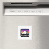 Ski Apache New Mexico Snowboardfamilie T Magnet (In Situ (Geschirrspüler))
