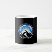 Ski Arosa Lenzerheide Schweiz Blau Kaffeetasse (Mittel)